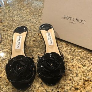 Jimmy Choo Black Patent Heels Size 8